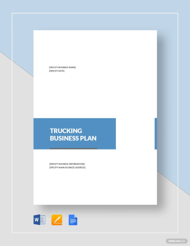 trucking business plan template2