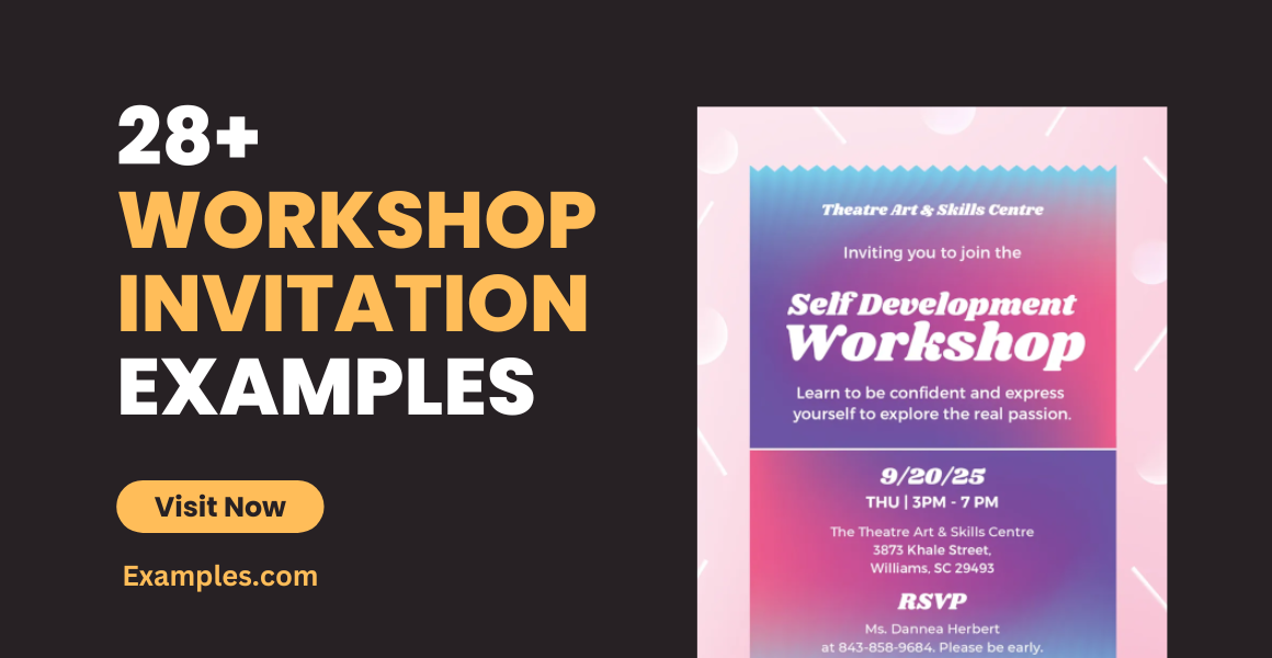 Workshop Invitation Examples