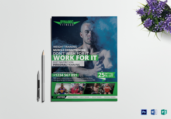 Zumba Fitness Flyer Template 600