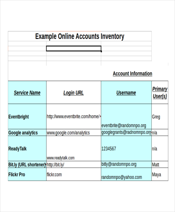 Basic Accounting Inventory