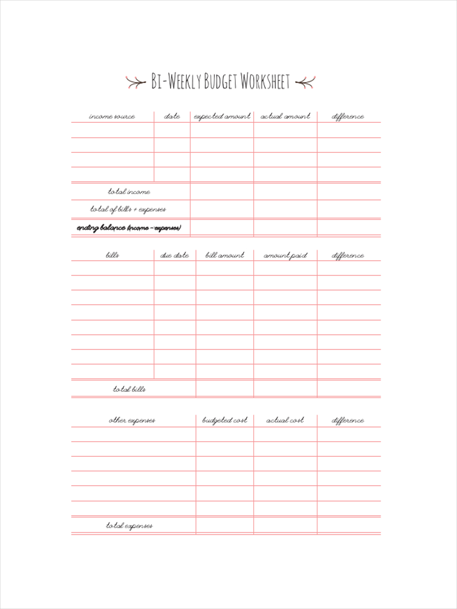 Bi-Weekly Budget Spreadsheet Budget By Paycheck Spreadsheet Google Sheets Budget Template