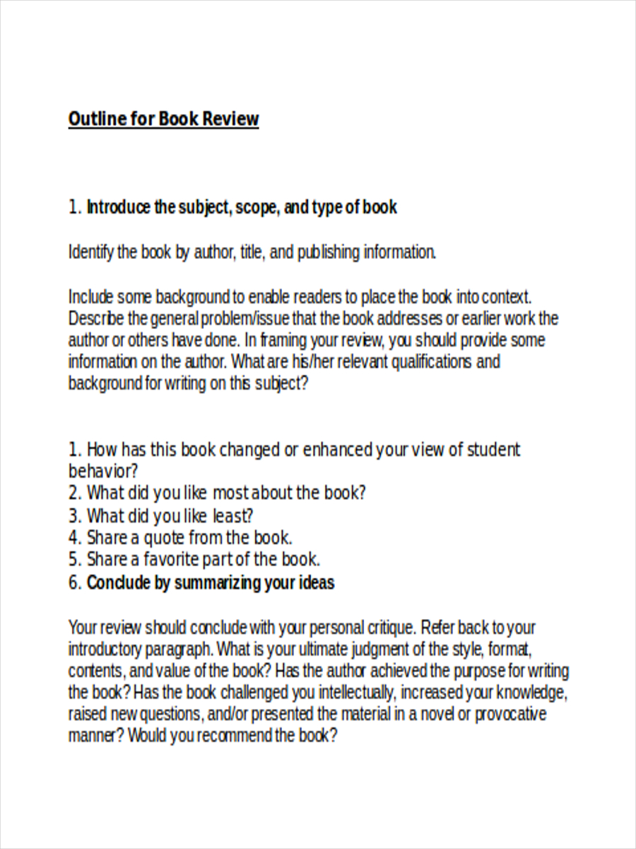 write a book review essay