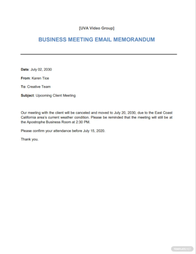 Business Email - 25+ Examples, Format, Pdf | Examples