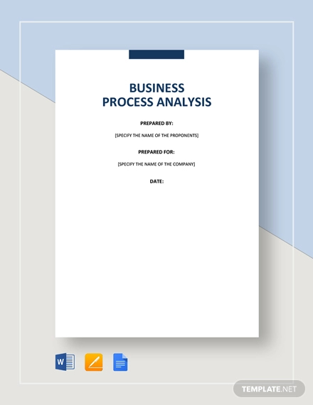 Business Process Analysis Template