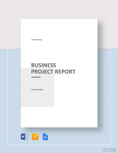 business project report template1