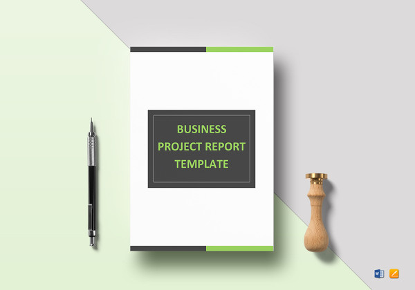business project report word template