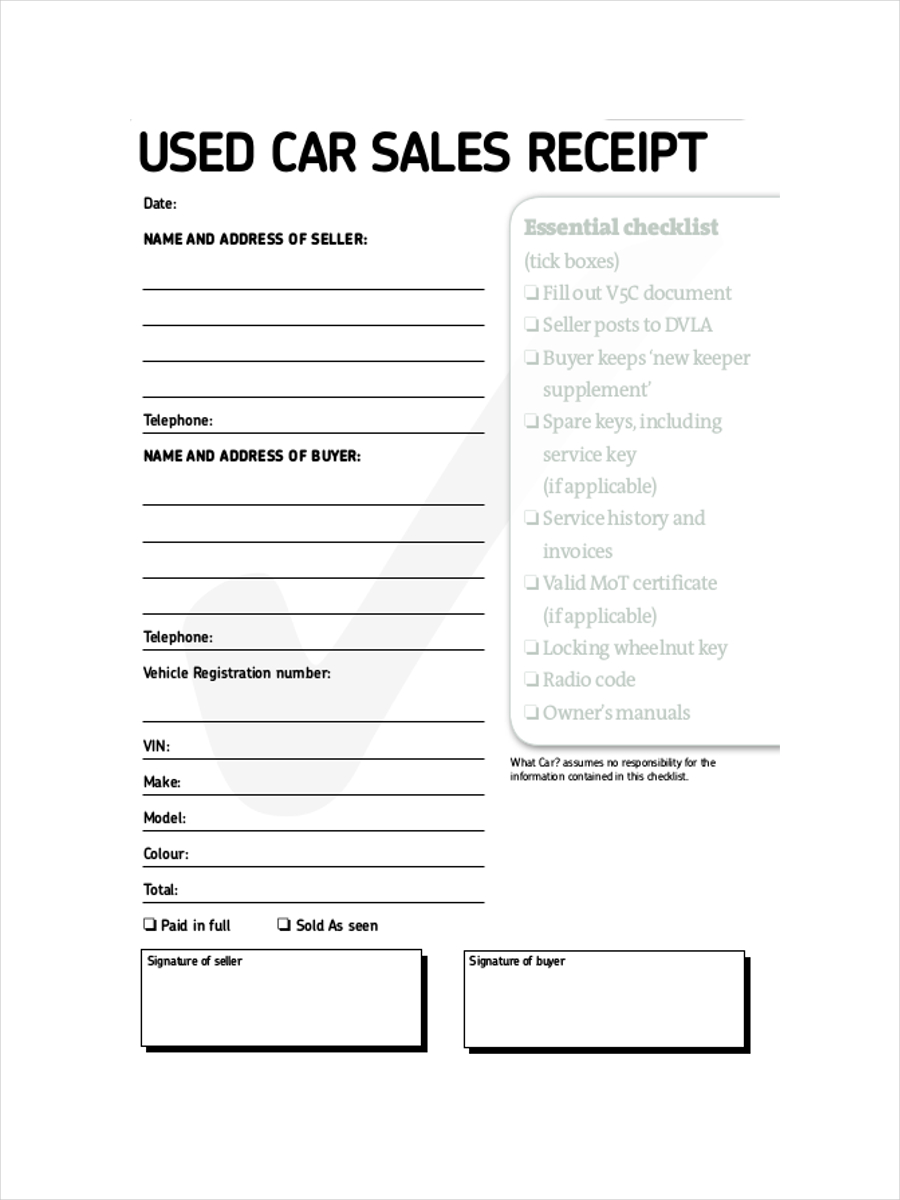 Sales Receipt Examples 12 Samples In Google Docs Google Sheets Excel DOC Numbers
