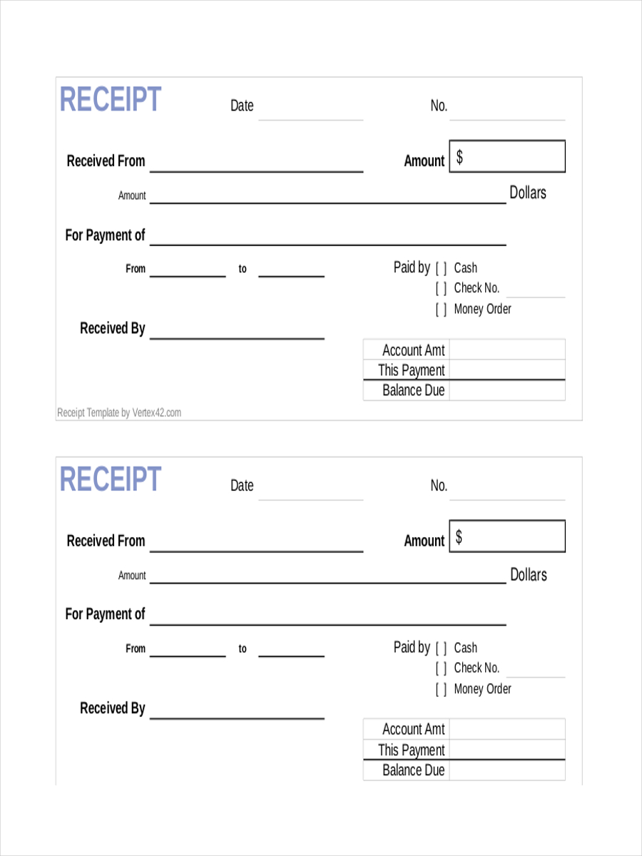 Office 365 Payment Receipt Template Superb : Receipt Forms