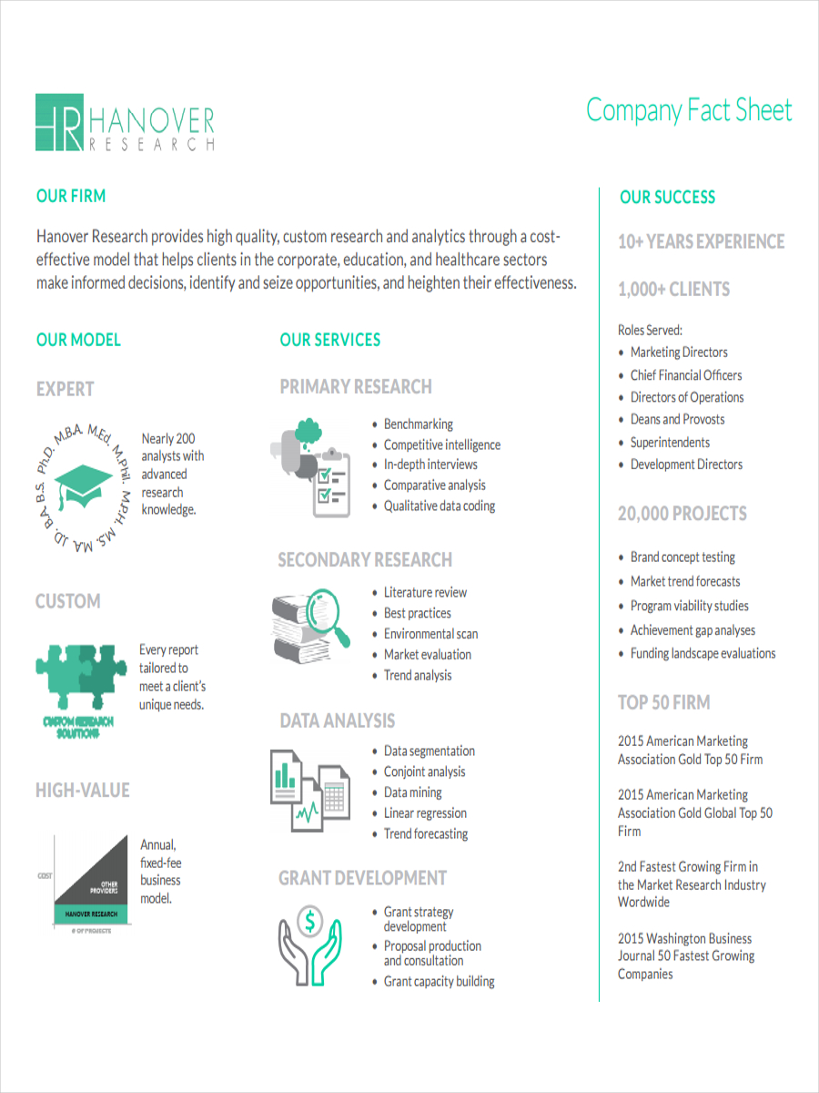 Company Fact Sheet