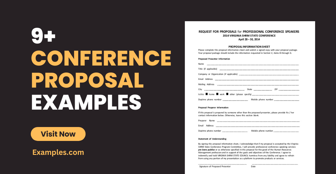 conference proposal examples