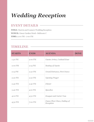 Event Agenda 24 Examples Format Pdf Examples