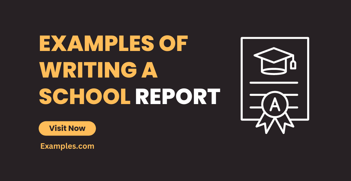 Examples of Writing a School Report