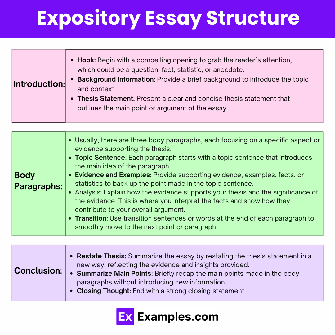 expository essay structure 2