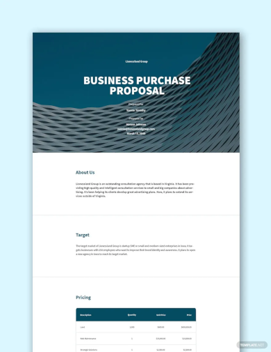 Free Concept Proposal Template