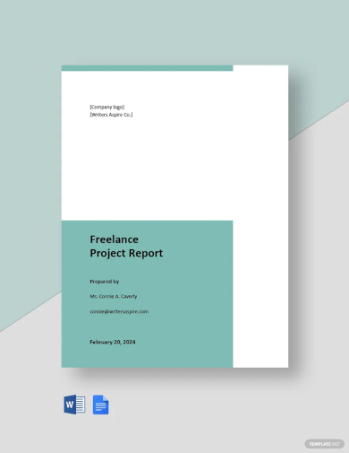 freelance project report template