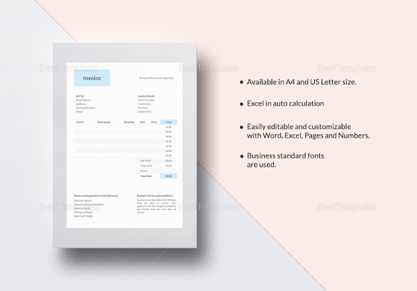 General Invoice Template1