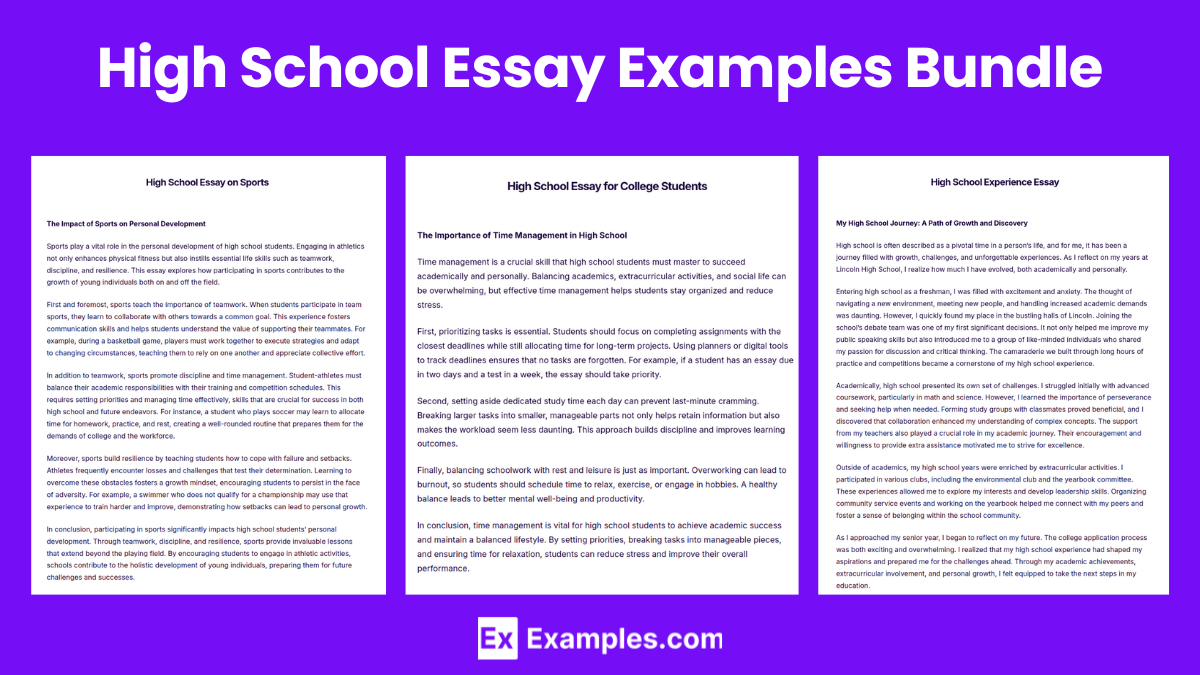 essay typer high school