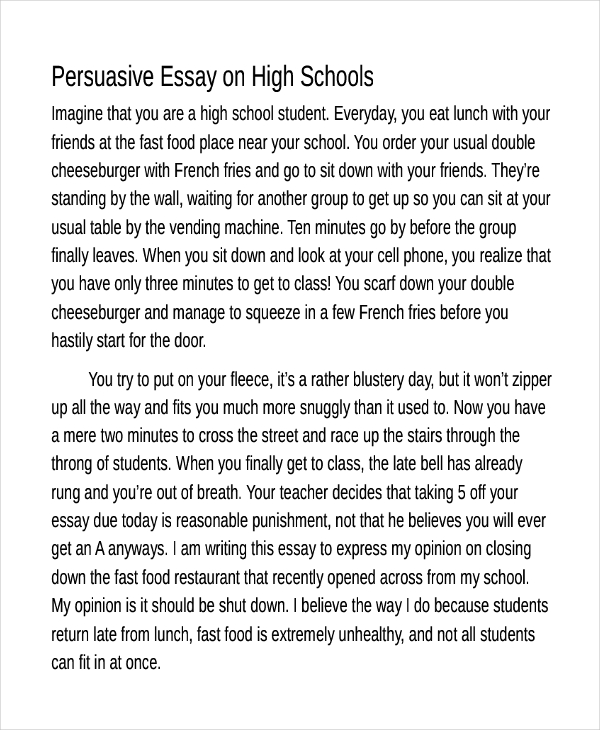 how to write an effective persuasive essay introduction