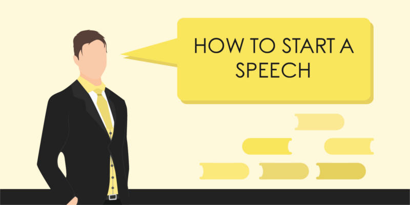 how to start a formal speech