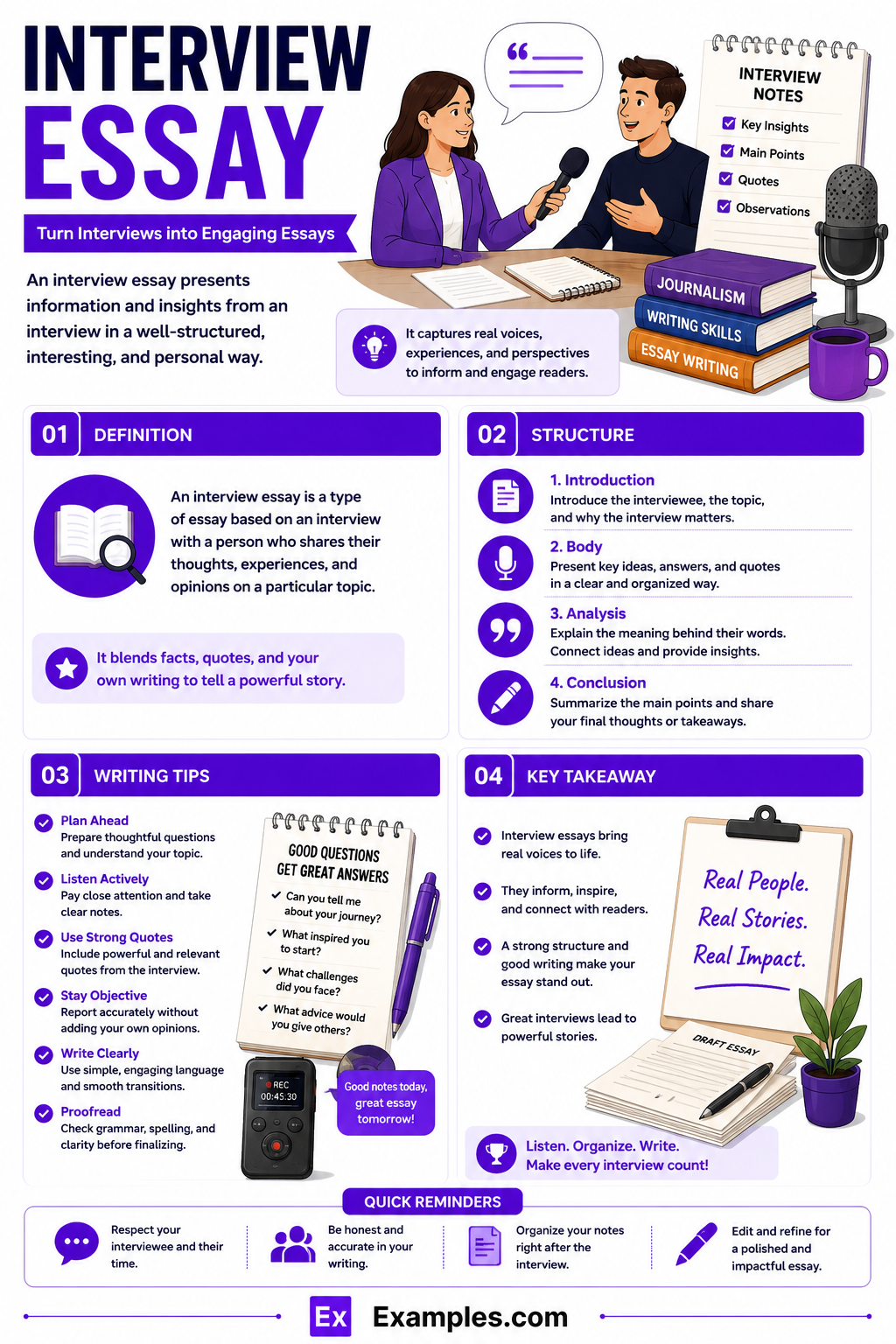 11+ Interview Essay Examples to Download