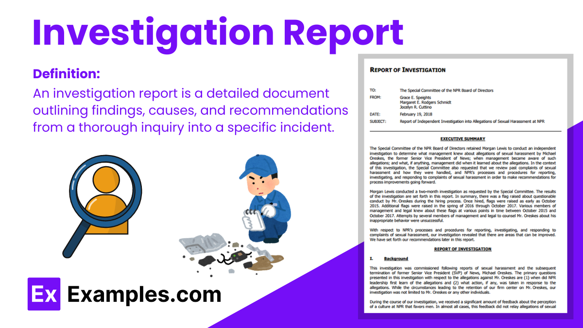 Investigation Report