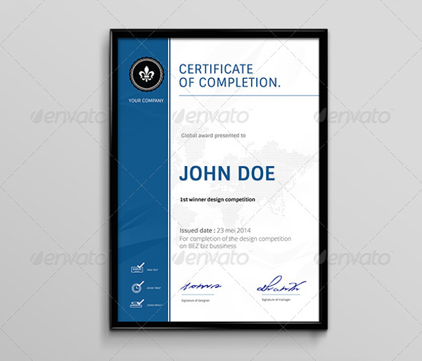 multipurpose certificate