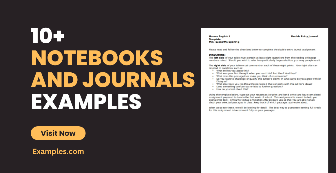 Notebooks and Journals Examples1