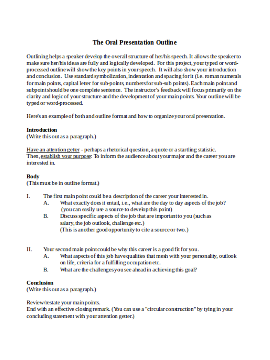 Oral Presentation Samples 57