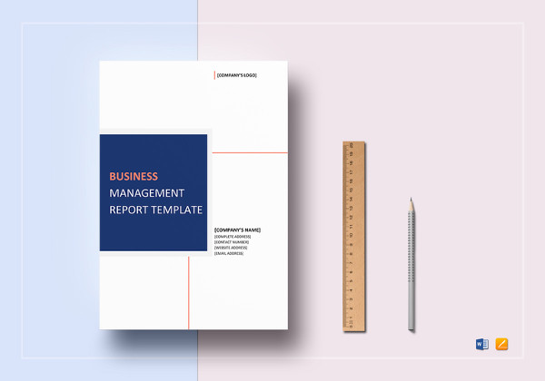 printable business management report template