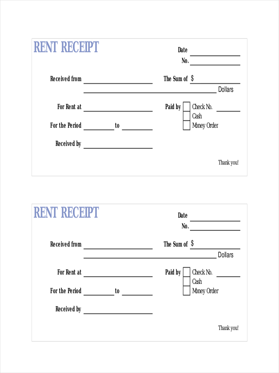 Lease Receipt - 6+ Examples, Format, Pdf | Examples
