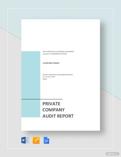 Audit Report - 30+ Examples, Format, Pdf | Examples