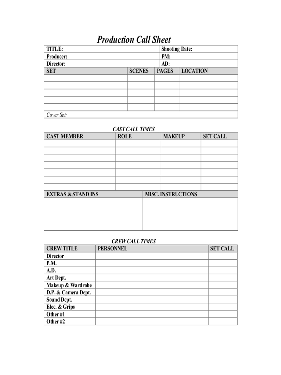 production-call-sheet-template