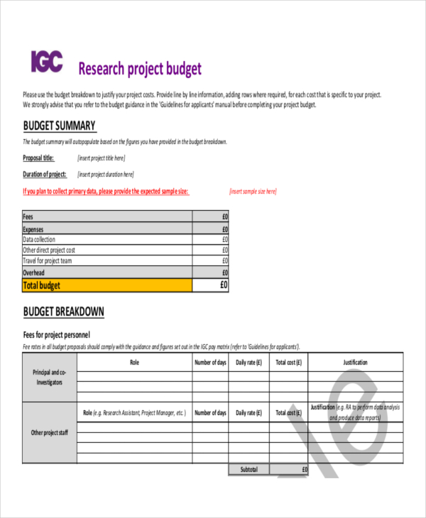 Budget Proposal 15 Examples Word Pages Format Pdf