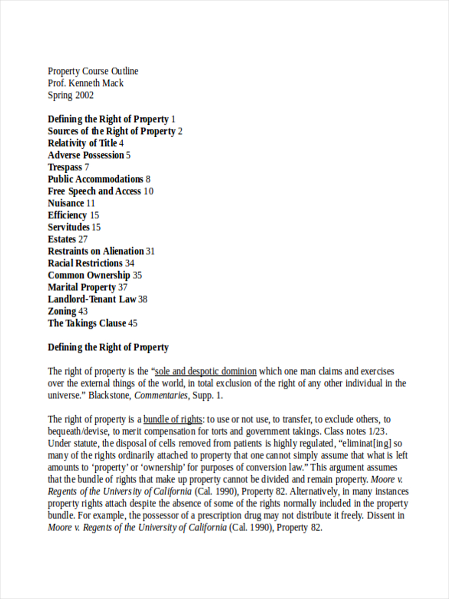 Outline 37+ Examples, Format, DOC, Pages, PDF