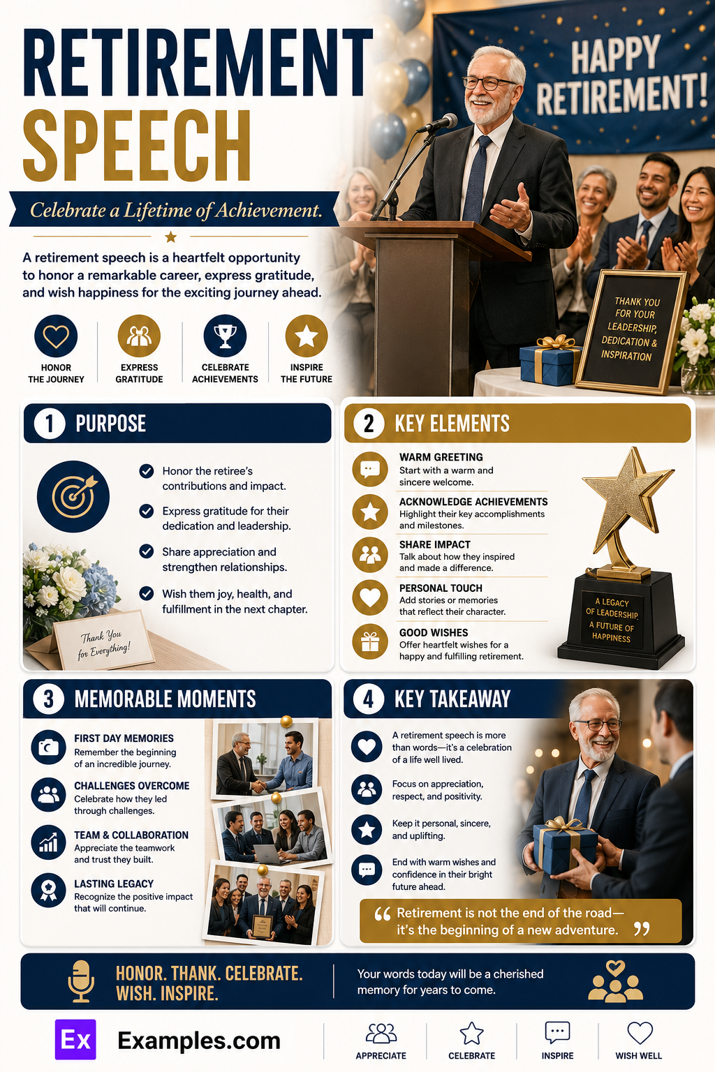 32+ Retirement Speech Examples