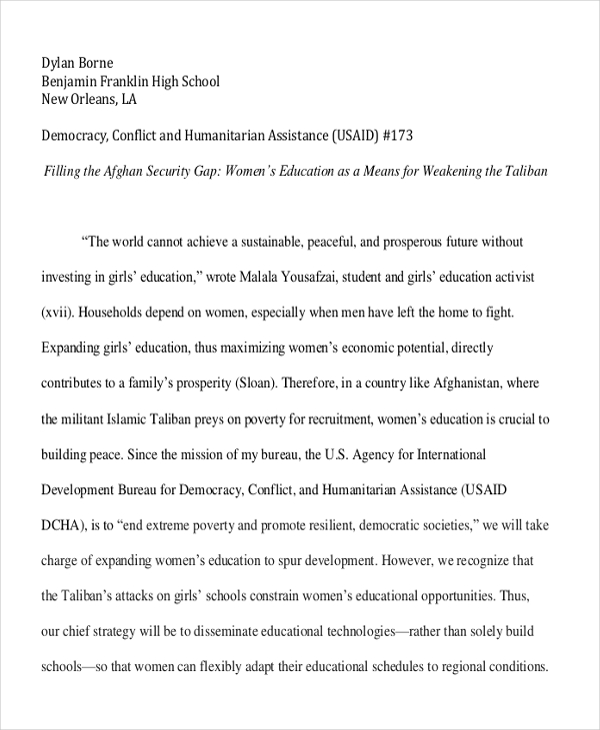 High School Essay 33 Examples Format How To Pdf   Scholarship Essays For High School 