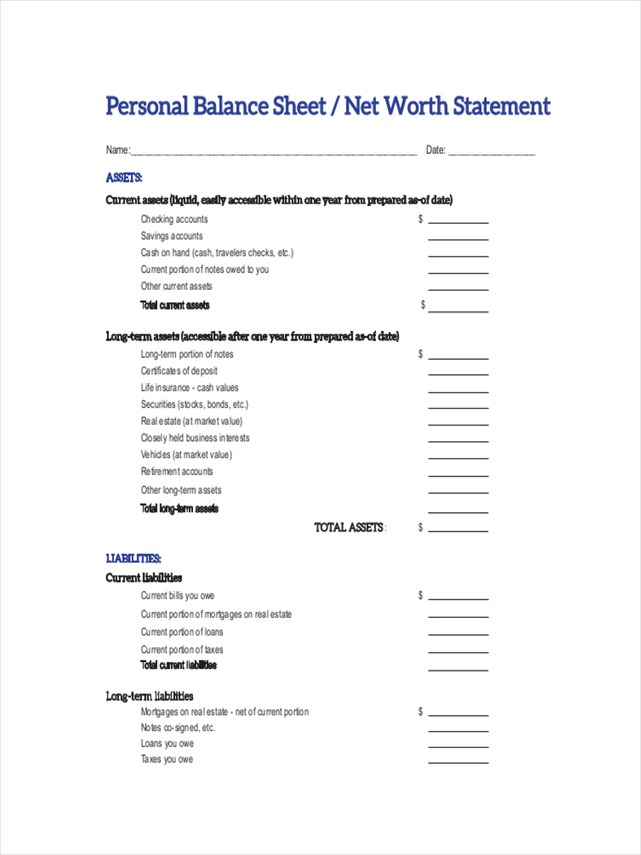 Sheet Examples - 50+ in PDF | Examples