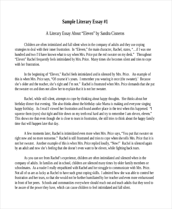 how to write a literary essay 4th grade