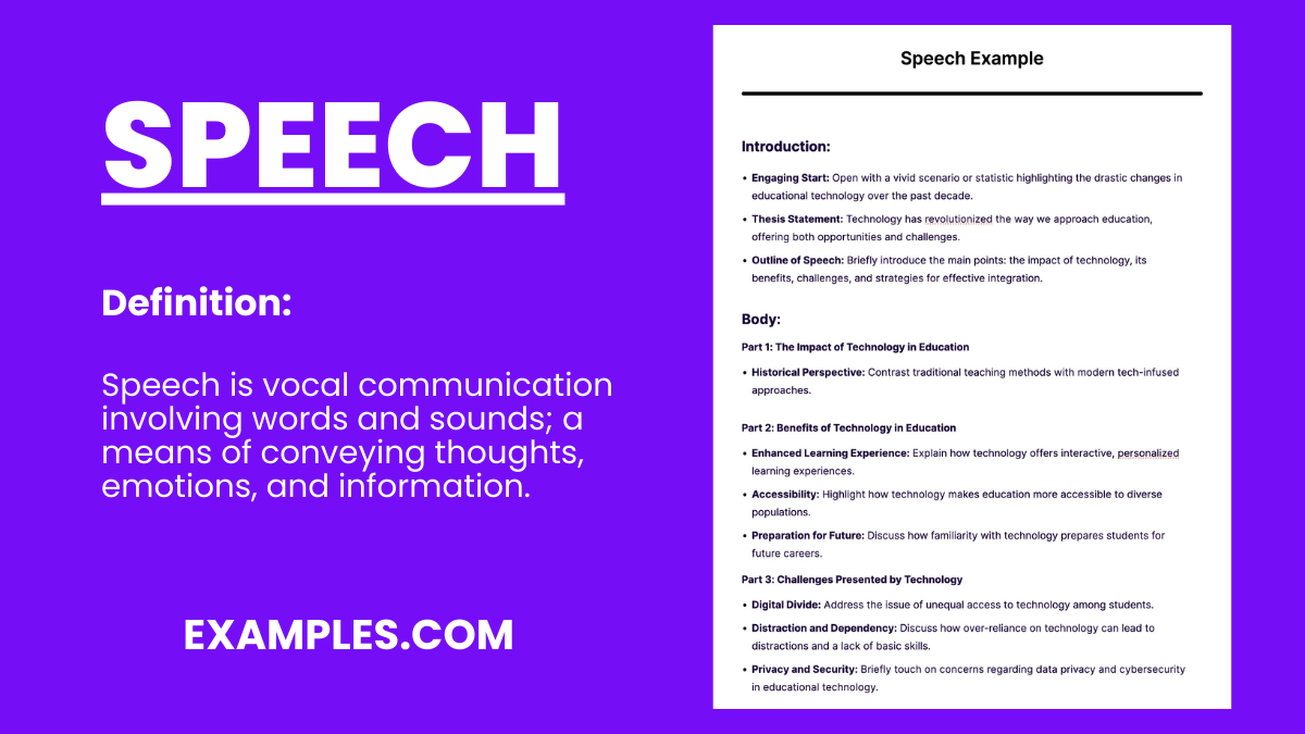 Speech Examples 1
