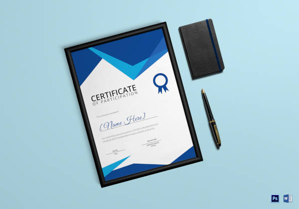 sports certificate of participation template