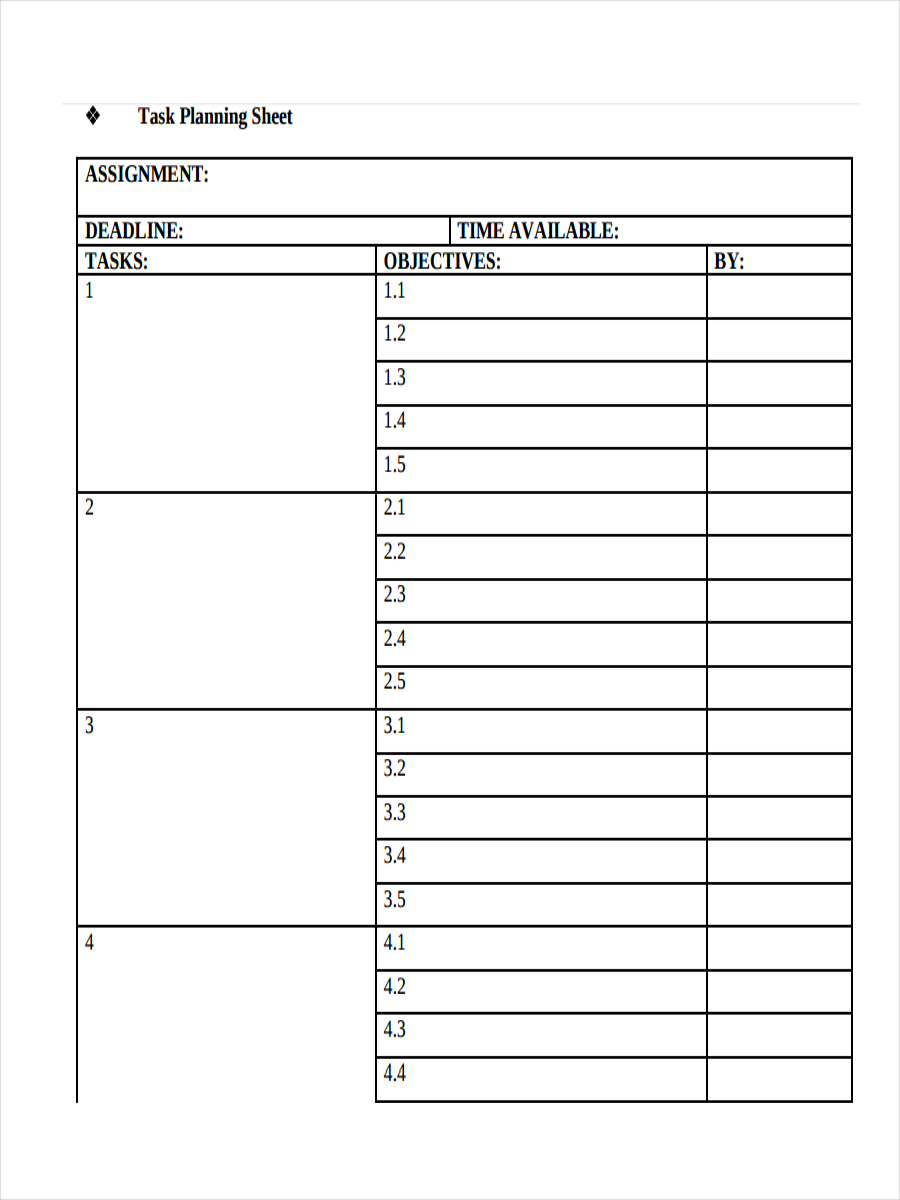 task planner to do