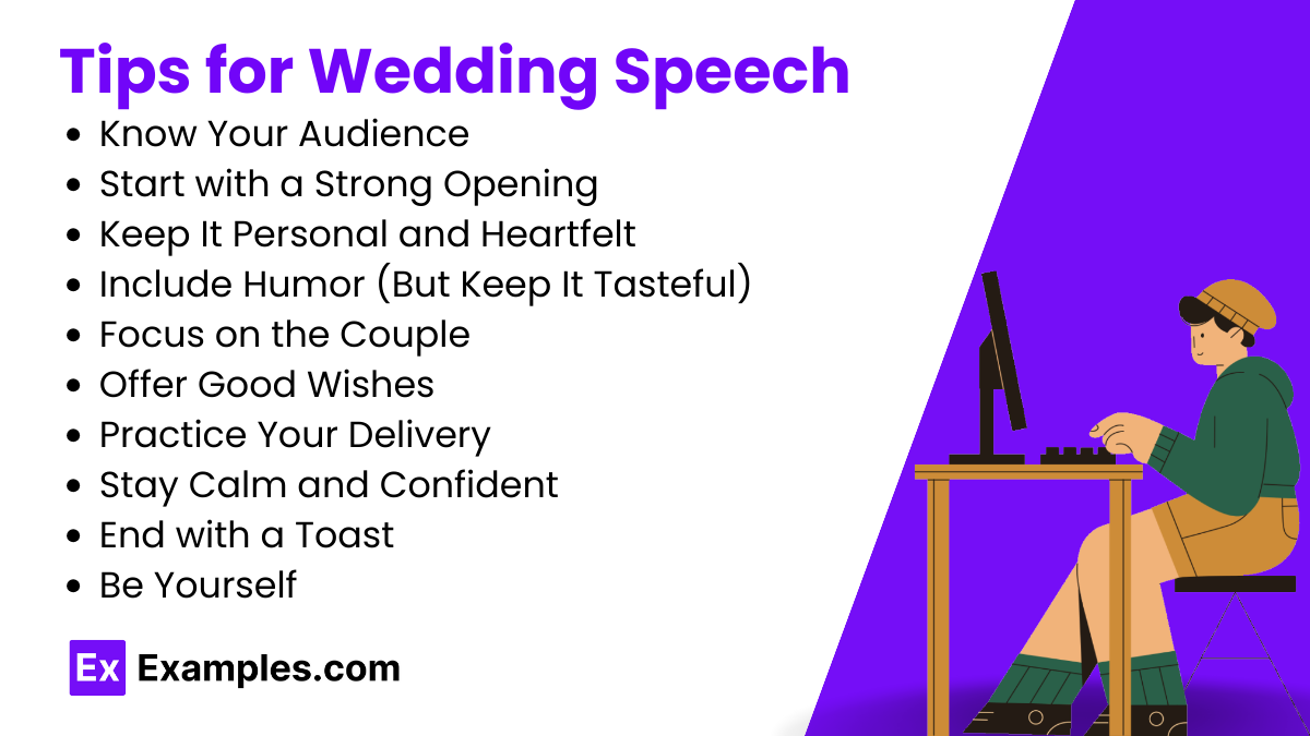Tips for Wedding Speech