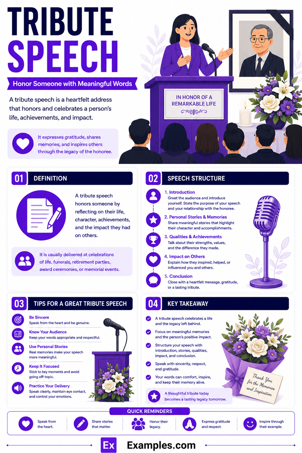 24+ Tribute Speech Examples to Download