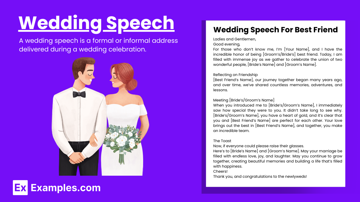 tips on writing a groom's wedding speech