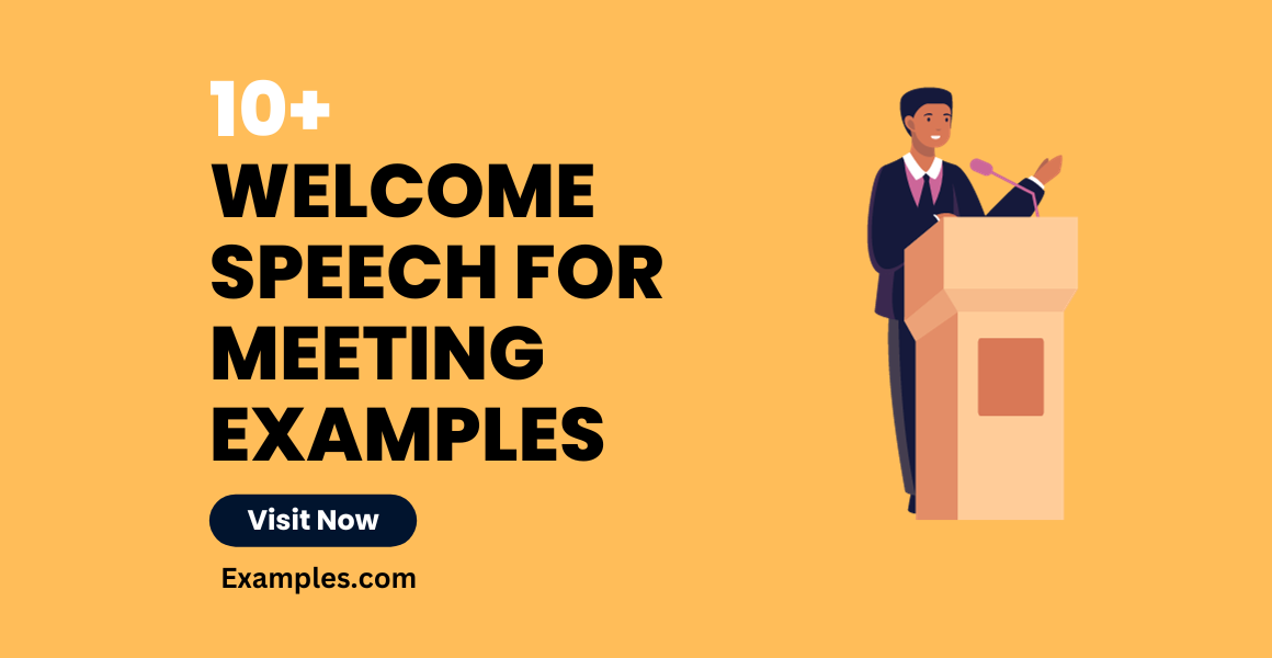 welcome speech for meeting examples