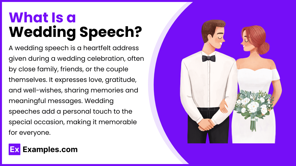 What Is a Wedding Speech