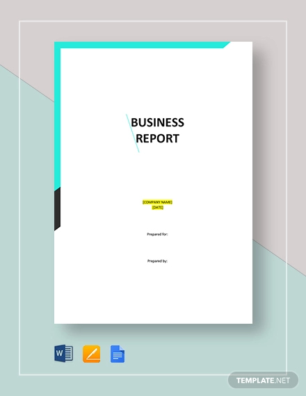 report on business plan pdf