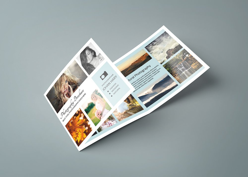 business photography brochure