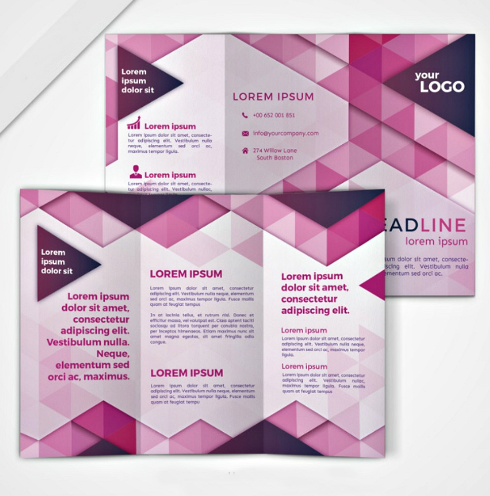 geometric brochure  design1