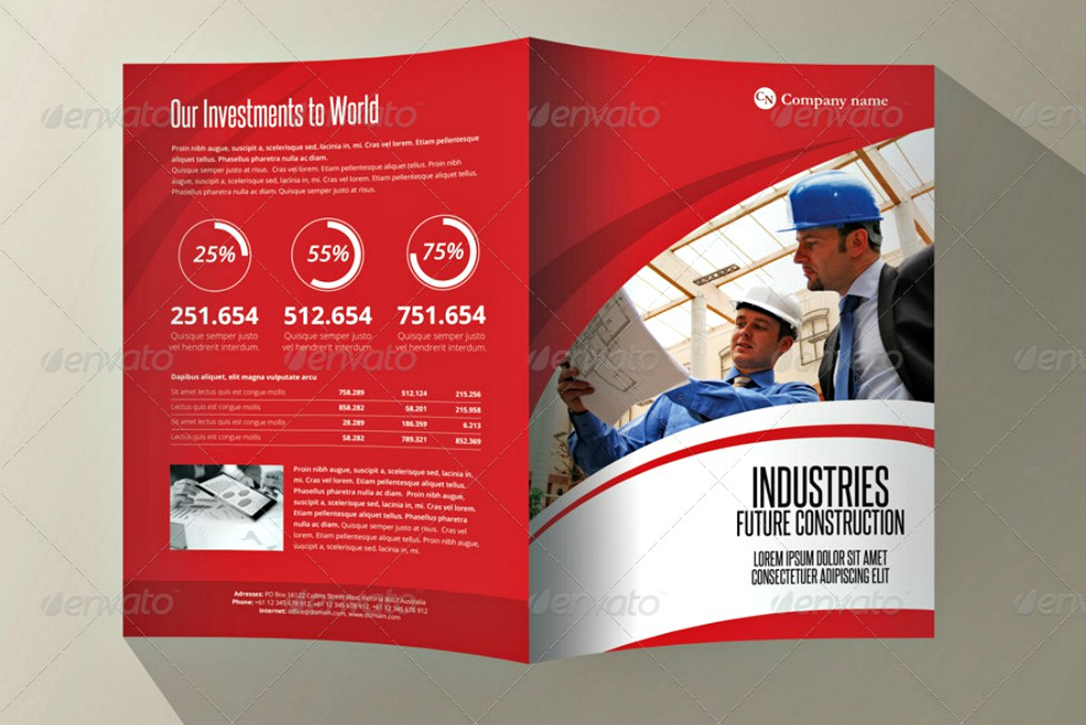 Industries Bifold A4 Brochure